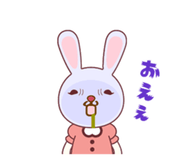 Fussy Rabbit  Animal to become the habit sticker #452713