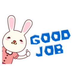 Fussy Rabbit Animal to become the habit sticker #452714