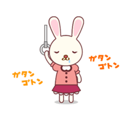 Fussy Rabbit Animal to become the habit sticker #452725
