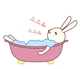 Fussy Rabbit  Animal to become the habit sticker #452731
