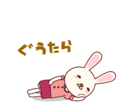 Fussy Rabbit Animal to become the habit sticker #452732