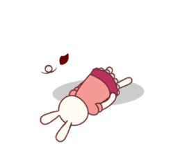 Fussy Rabbit Animal to become the habit sticker #452734