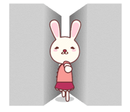 Fussy Rabbit Animal to become the habit sticker #452735