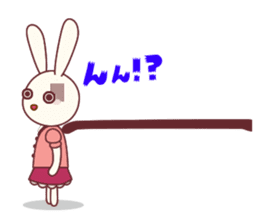 Fussy Rabbit Animal to become the habit sticker #452738