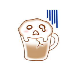 cappu-cyan sticker #453078