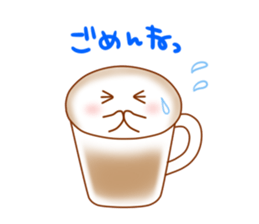 cappu-cyan sticker #453092