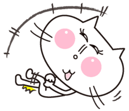 Twinky and black cat MOMO (English ver.) sticker #453223