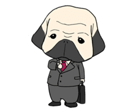 Mr. Pug sticker #453466