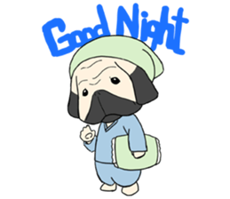 Mr. Pug sticker #453469