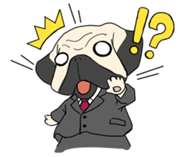 Mr. Pug sticker #453473