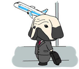 Mr. Pug sticker #453474