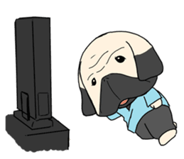 Mr. Pug sticker #453476