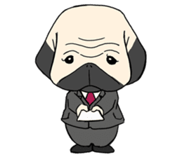 Mr. Pug sticker #453480