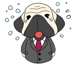 Mr. Pug sticker #453483