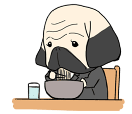 Mr. Pug sticker #453484