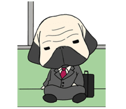 Mr. Pug sticker #453485