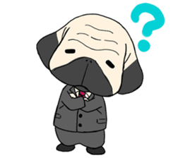 Mr. Pug sticker #453487
