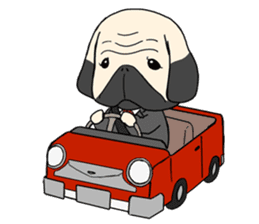 Mr. Pug sticker #453490