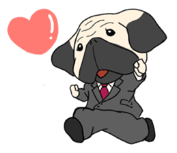 Mr. Pug sticker #453496