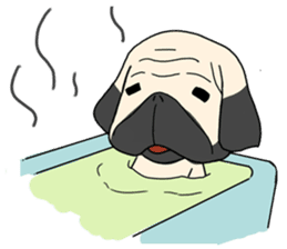 Mr. Pug sticker #453498