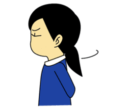 Students stickers - Girl sticker #453758