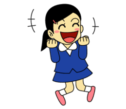 Students stickers - Girl sticker #453762