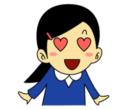 Students stickers - Girl sticker #453764