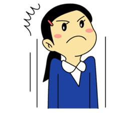 Students stickers - Girl sticker #453765