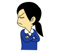 Students stickers - Girl sticker #453766