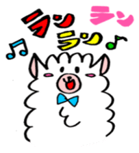 chating alpaca sticker #453786