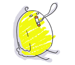 Yellow bird of the happiness sticker #454169