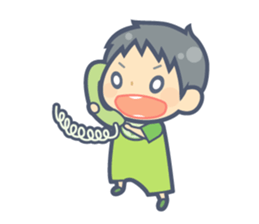 My child's pleasant action.-Japanese.ver sticker #454620