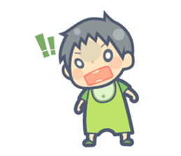 My child's pleasant action.-Japanese.ver sticker #454622