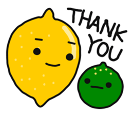 Cut lemon and Lime sticker #455108