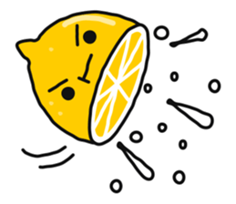 Cut lemon and Lime sticker #455111