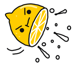 Cut lemon and Lime sticker #455111
