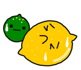 Cut lemon and Lime sticker #455125