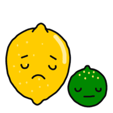 Cut lemon and Lime sticker #455140
