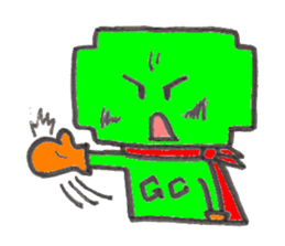 Safety first. Green crosse! sticker #456364