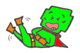 Safety first. Green crosse! sticker #456372