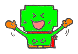 Safety first. Green crosse! sticker #456374