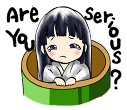 Moon Princess and a rabbit For English sticker #456612