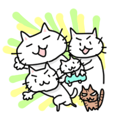 Cat family "Ninoneko"
