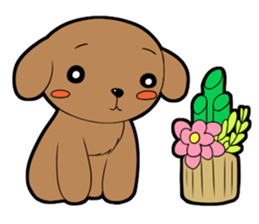 along with the dog! sticker #457320