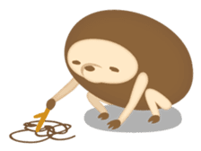 Sloth cat sticker #457500