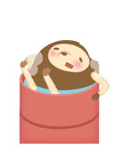 Sloth cat sticker #457513