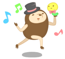 Sloth cat sticker #457522