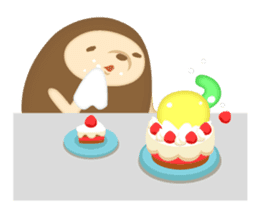 Sloth cat sticker #457524