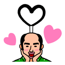 The Samurai Hairstyle sticker #458299