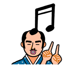 The Samurai Hairstyle sticker #458305